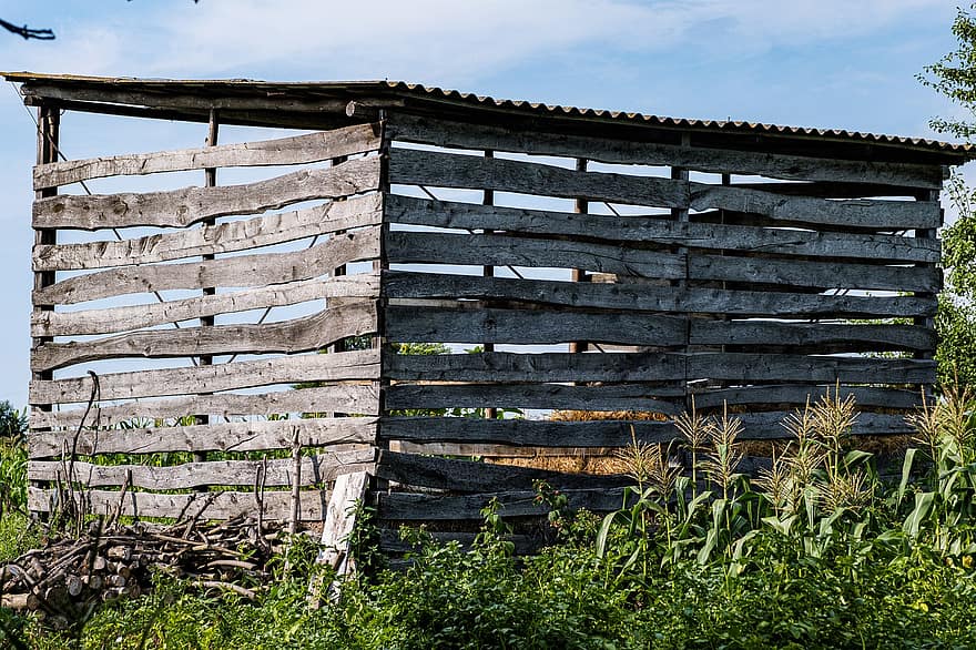 House, Building, Wood, Wooden, Construction, Old, Architecture, Home, Fence, Structure, Roof