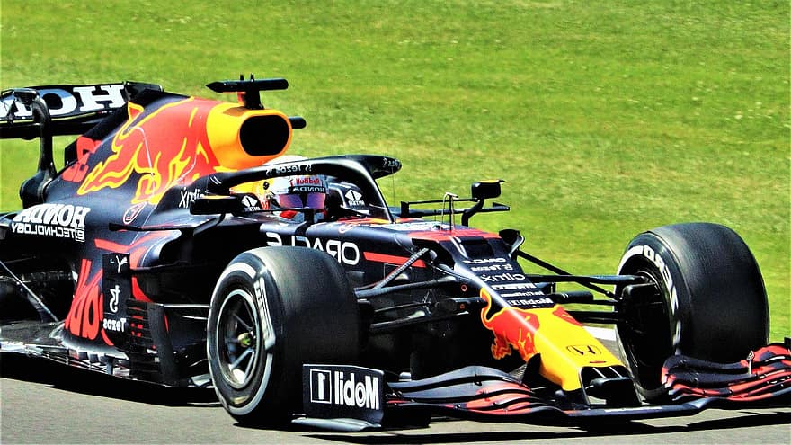 „Red Bull“ lenktynės, formulė 1, automobilis, f1, lenktyninis automobilis, pirmosios formulės automobilis, lenktynės, motosportas, max verstappen, silverstone, honda