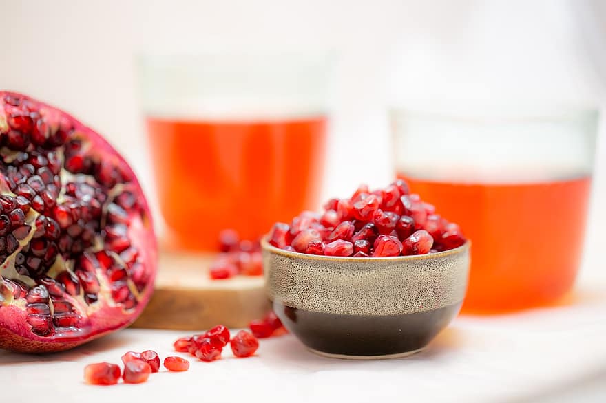 Pomegranate, Arils, Fruit, Food, Red Arils, Seeds, Edible, Organic, Natural, Healthy, Vitamins
