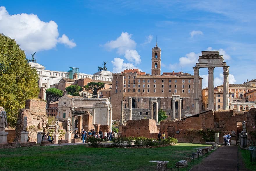 roma, Itālija, arhitektūra, romiešu kultūra