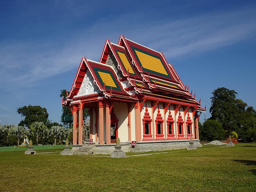 Temple, Golden Pagoda, Buddhist, Buddhism, Architecture, Grand, Worship, Religion