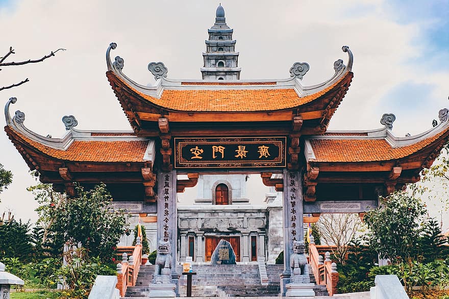 Asia, templo, viaje, turismo, Halong, Vietnam, arquitectura, culturas, religión, lugar famoso, budismo