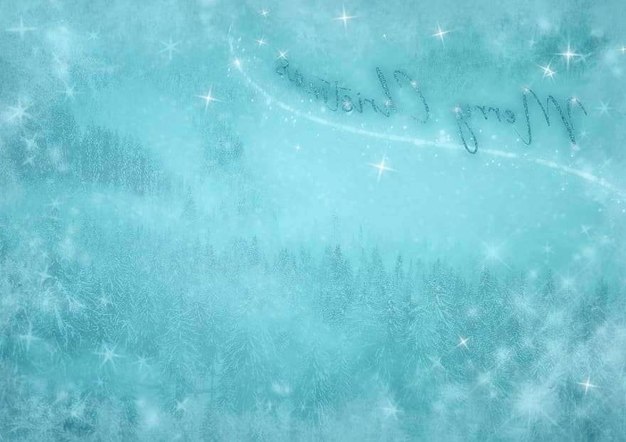 motif de noël, carte de Noël, hivernal, paysage de neige, Noël, neige, forêt, joyeux, briller, Contexte, voeux de noël