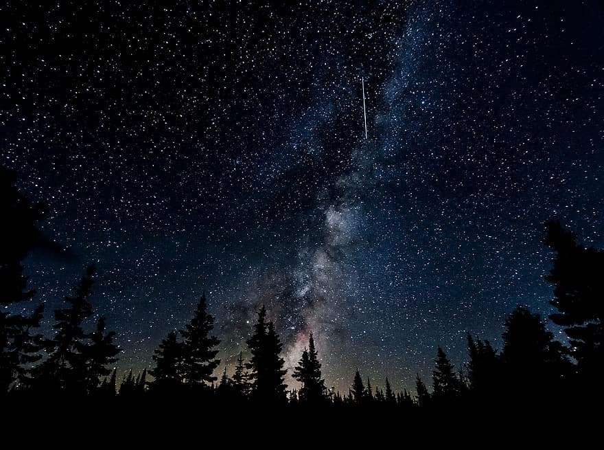 galaksi, Linnunrata, yö-, maailmankaikkeus, tähdet, tähtitiede, tähdistö, luonto, äärettömyys, tila, Québec