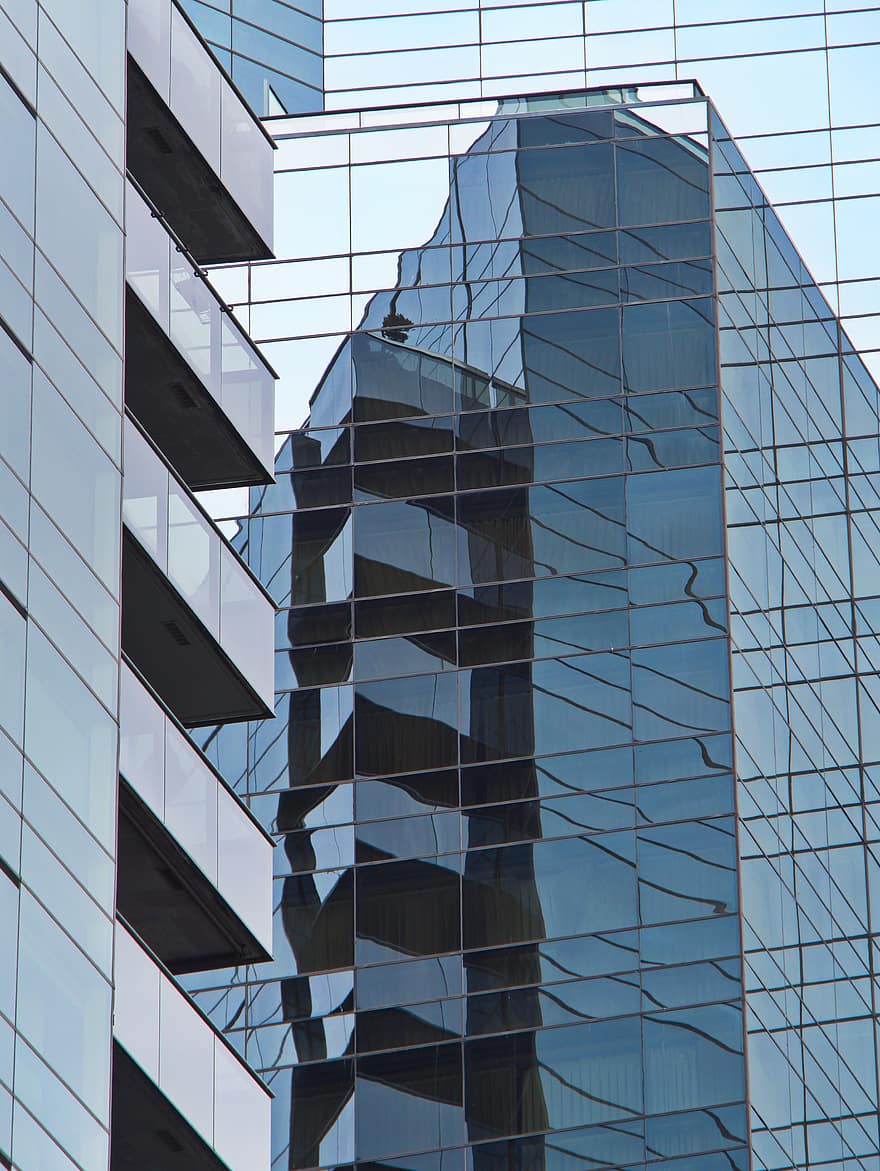 стъкло, стена, сграда, архитектура, град, модерен, бизнес, офис, външност, прозорци, дизайн