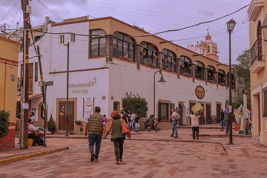 tequisquiapan, queretaro, meksiko, kota ajaib, orang-orang, budaya, Arsitektur, tempat terkenal, laki-laki, pariwisata, eksterior bangunan