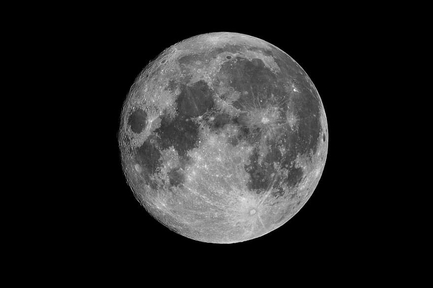 lluna, nit, lluna plena, lunar, llum de la lluna, cel nocturn