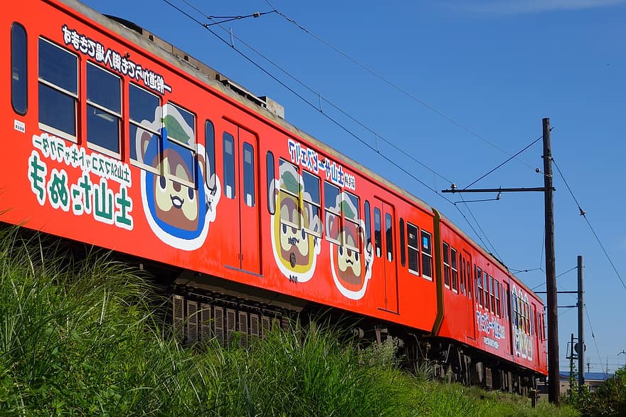 влак, Япония, железопътна линия, обществен транспорт, електрически влак, Кока град