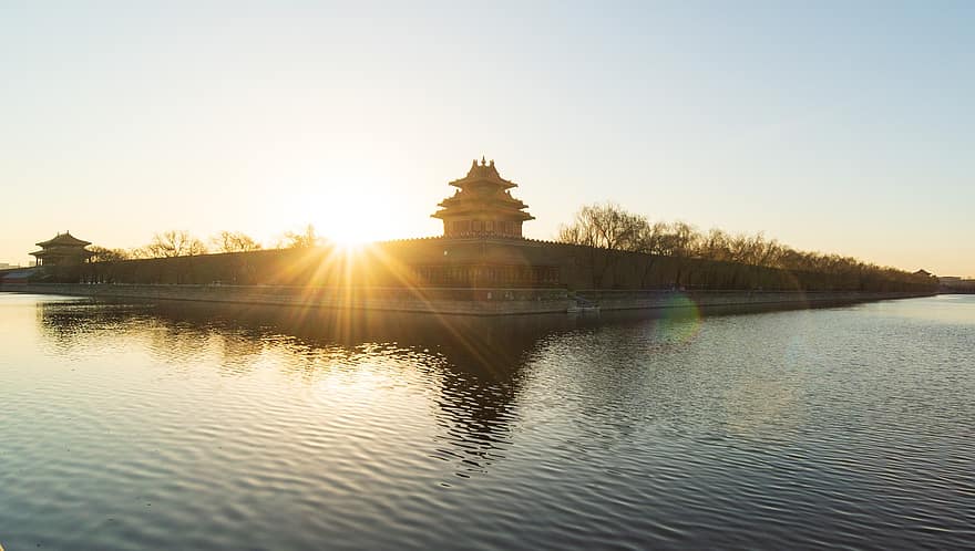 Beijing, China, Travel, Turret, Forbidden City