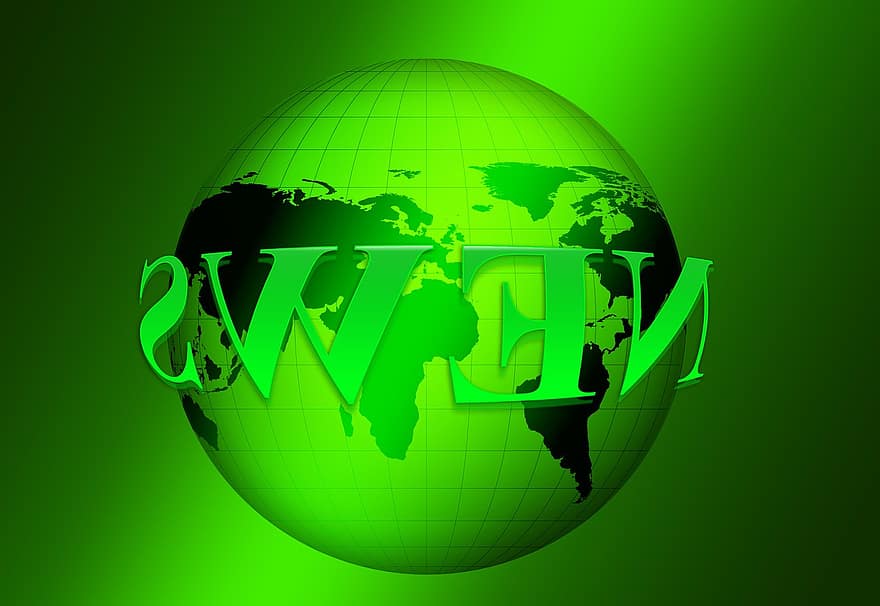 Noticias, globo, tierra, mundo, globalización, conservación natural, planeta, global, internacional, ambiente, en todo el mundo