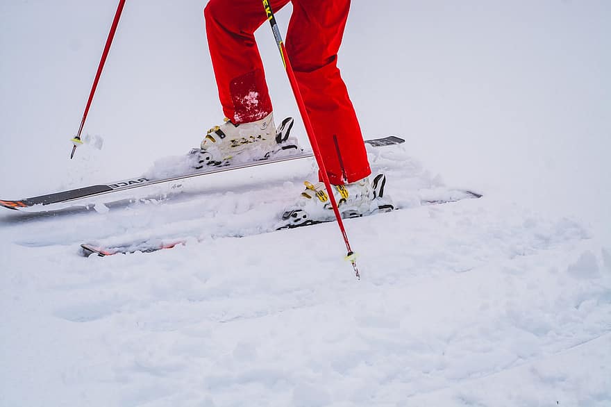 ski, vinter, snø, skiløper, Mann, aktivitet, sport, rekreasjon, Vintersport, Hobby, fritid