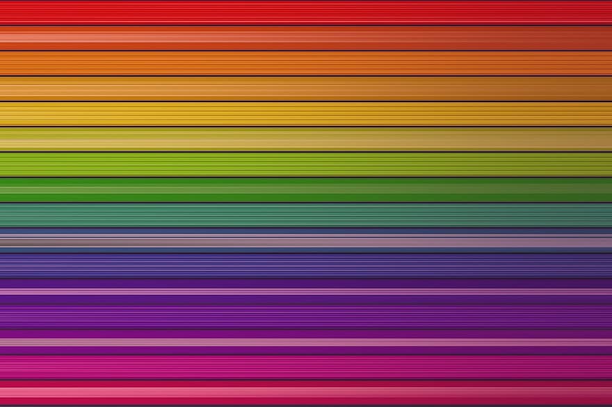 Spectrum, Psychedelic, Green, Gradient, Structure, Pattern, Red, Stripes, Black, Colorful, Color
