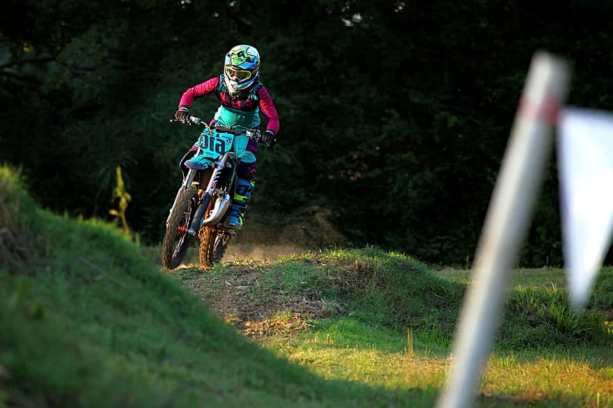 Motocross, Track, Motorcycle, Race, Action, Motorbike, Bike, Speed, Competition, Wheel, Racer