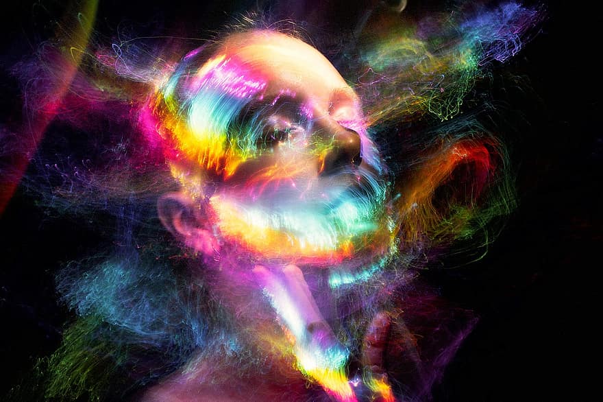 женщина, лицо, дым, чернила, туманность, Изобразительное искусство, движение, творческий подход, наука, конфигурация, астрономия