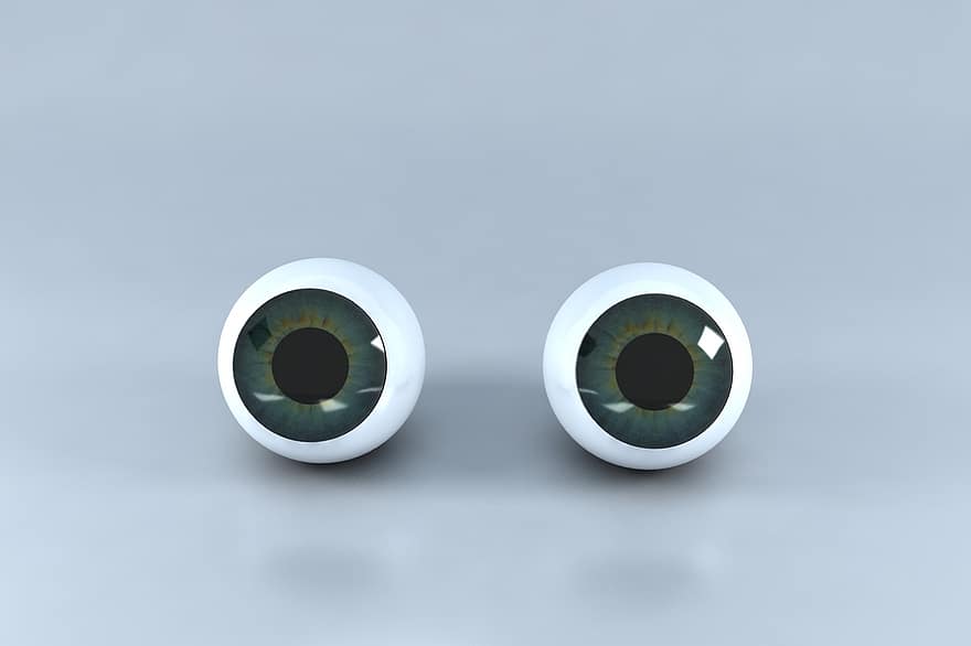 Ochi 3d, texturată