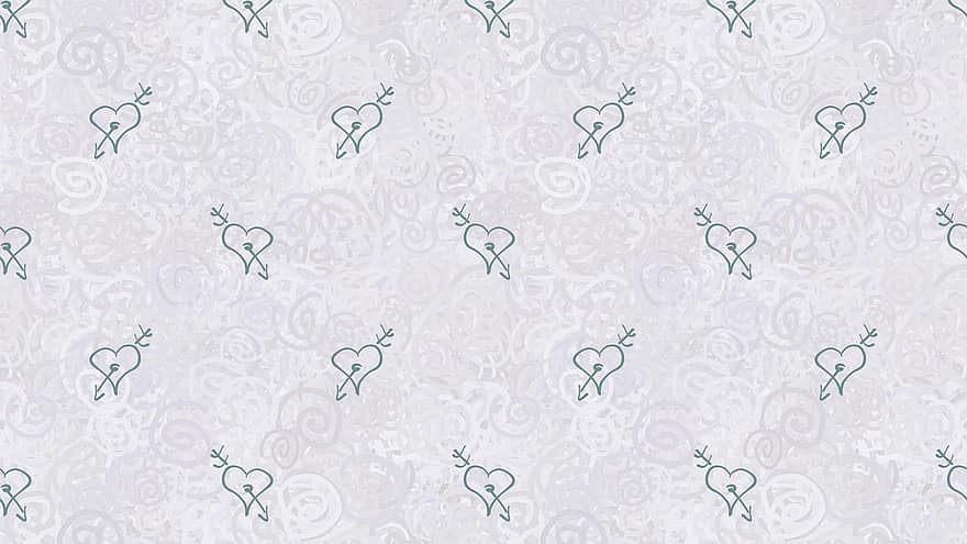 Background, Heart, Pattern, Arrow, Vintage, Beautiful, Elegant, Classy, Doodle, Hand Drawn, Whimsical