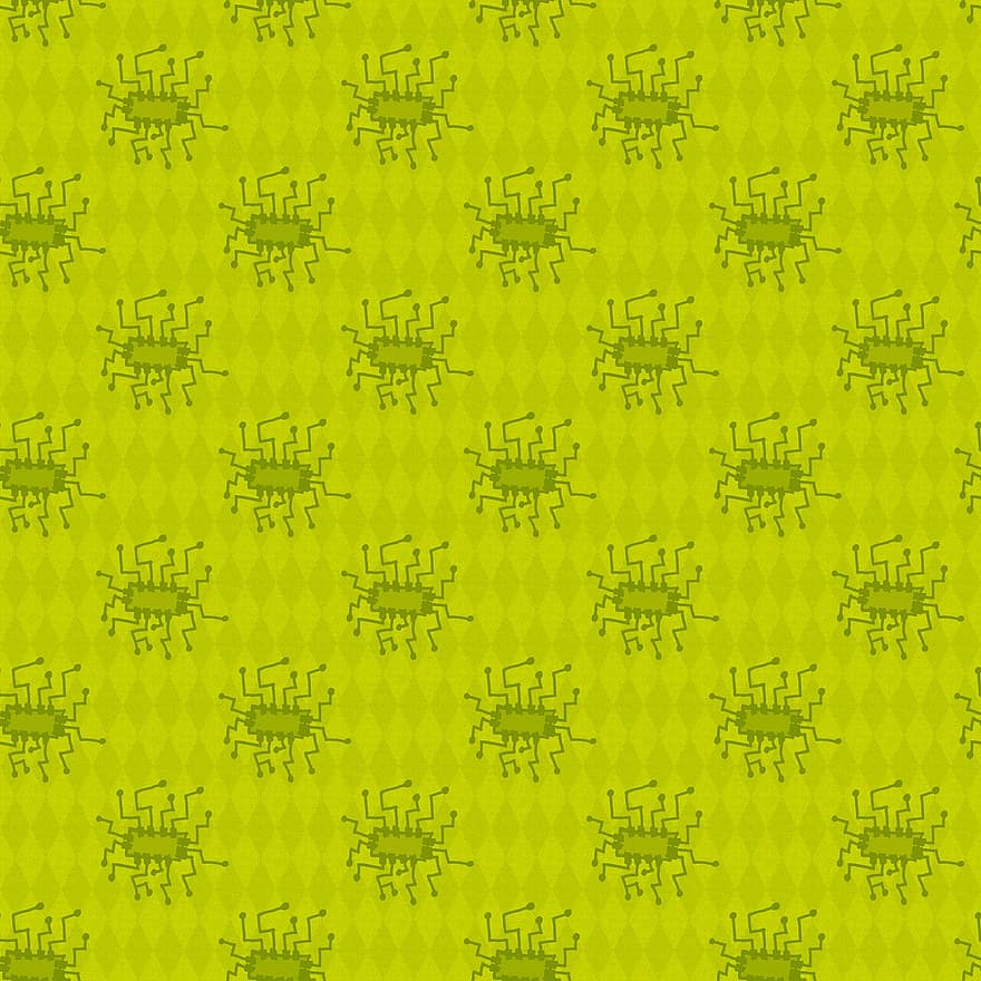Tło mikroprocesora, Żółte zielone tło, Wzór mikroczipa, tło, graficzny, Tapeta, sztuka, scrapbooking