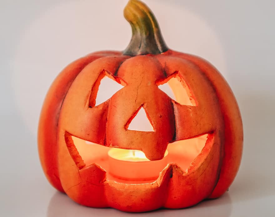 かぼちゃ、ハロウィン、伝統的な、季節の、秋、シーズン