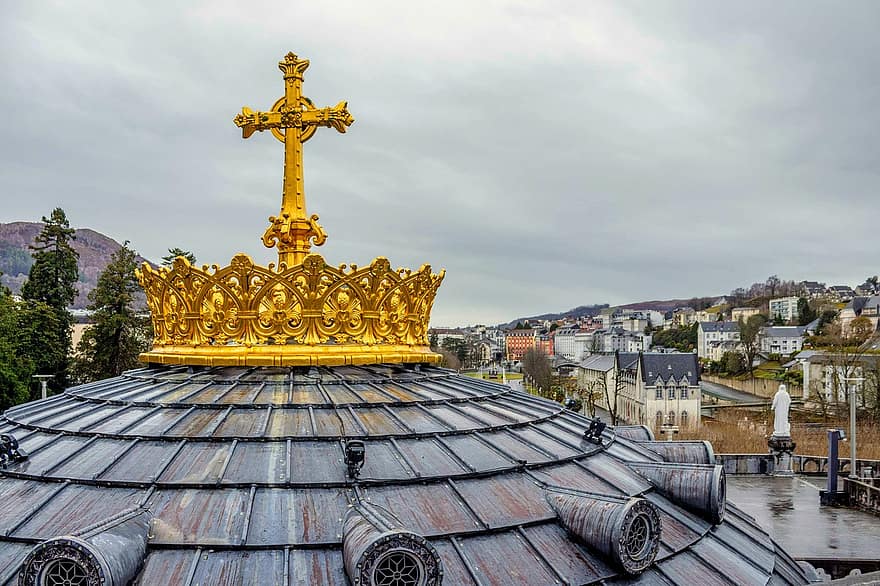 Lourdes, Franciaország, remetelak, utazás, kereszténység, híres hely, építészet, vallás, kultúrák, történelem, katolicizmus