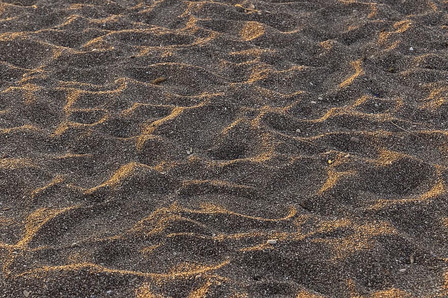 le sable, plage, côte, surface, été