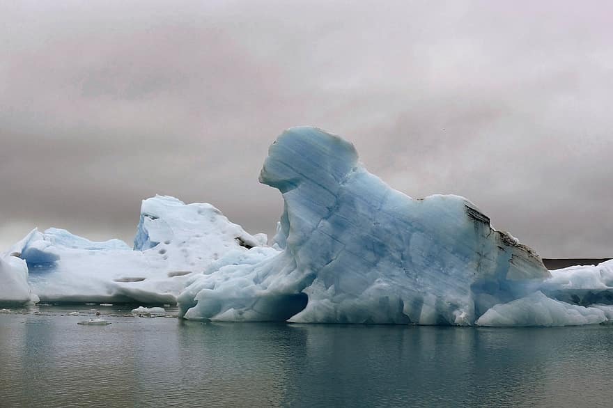 IJsland, ijsberg, reizen, exploratie, winter, seizoen