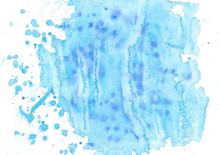 Texture, Watercolor, Watercolour, Background, Blue, Color, Blurry, Abstract