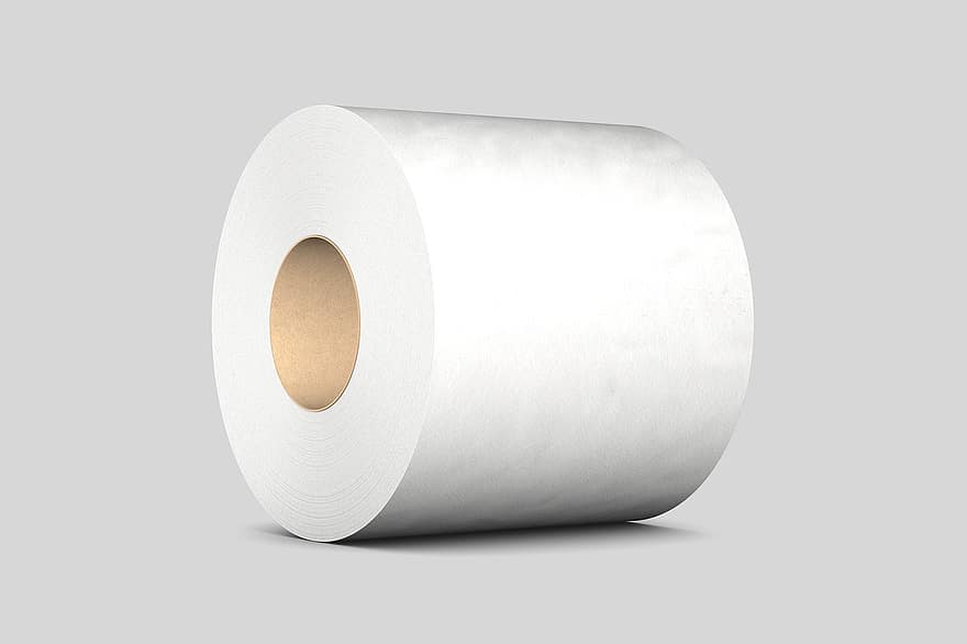 giấy vệ sinh, khăn giấy, vệ sinh, cuộn