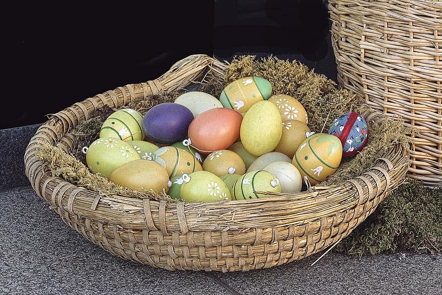 Páscoa, Feliz Páscoa, tema de páscoa, decoração de páscoa, ovos de pascoa, tradição, cristandade, decoração, rústico, deco, cesta