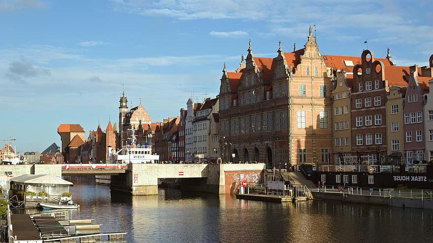 Voyage, tourisme, Pologne, vieille ville, architecture, immeubles