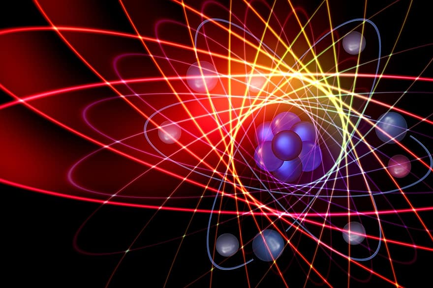 भौतिक विज्ञान, क्वांटम भौतिकी, कणों, लहर, अणुओं, सापेक्षता का सिद्धांत, इलेक्ट्रॉनों, रोशनी, मामला, फोटोन