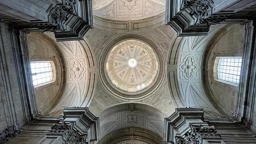 Church, Architecture, Ceiling, Religion, Christendom, Cathedral