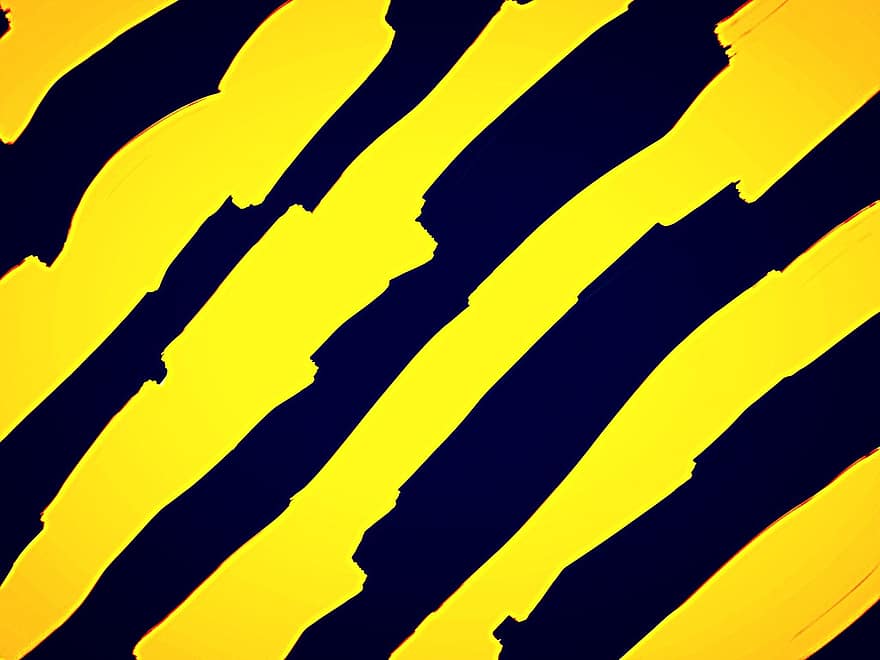 Schwarz und Gelb, Streifen, Hintergrund
