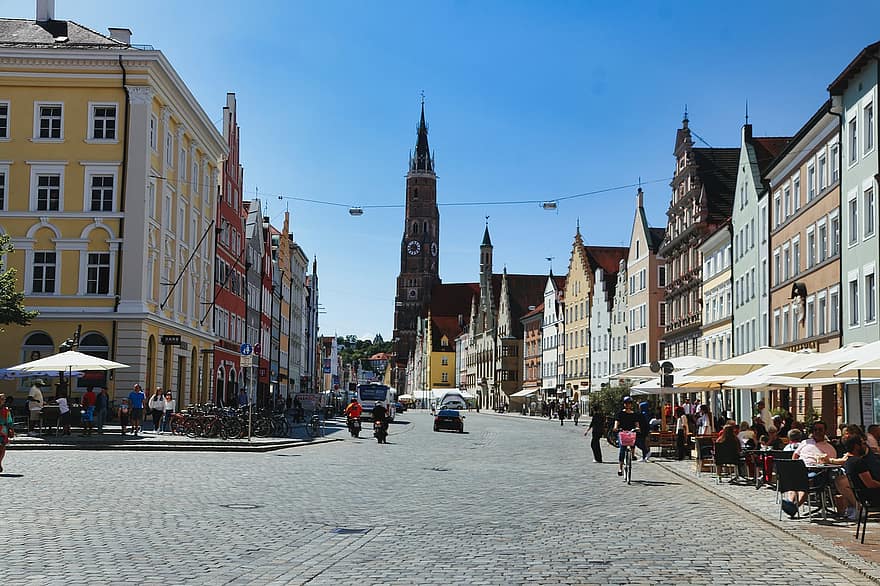 Landshut, Church, Architecture, City, Bavaria, Buildings, Places Of Interest, Historically, Germany, Landmark, Middle Ages