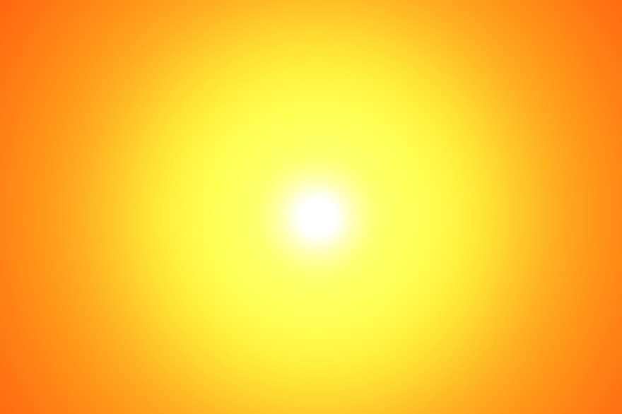 Sun, Yellow, Orange, Background, Course