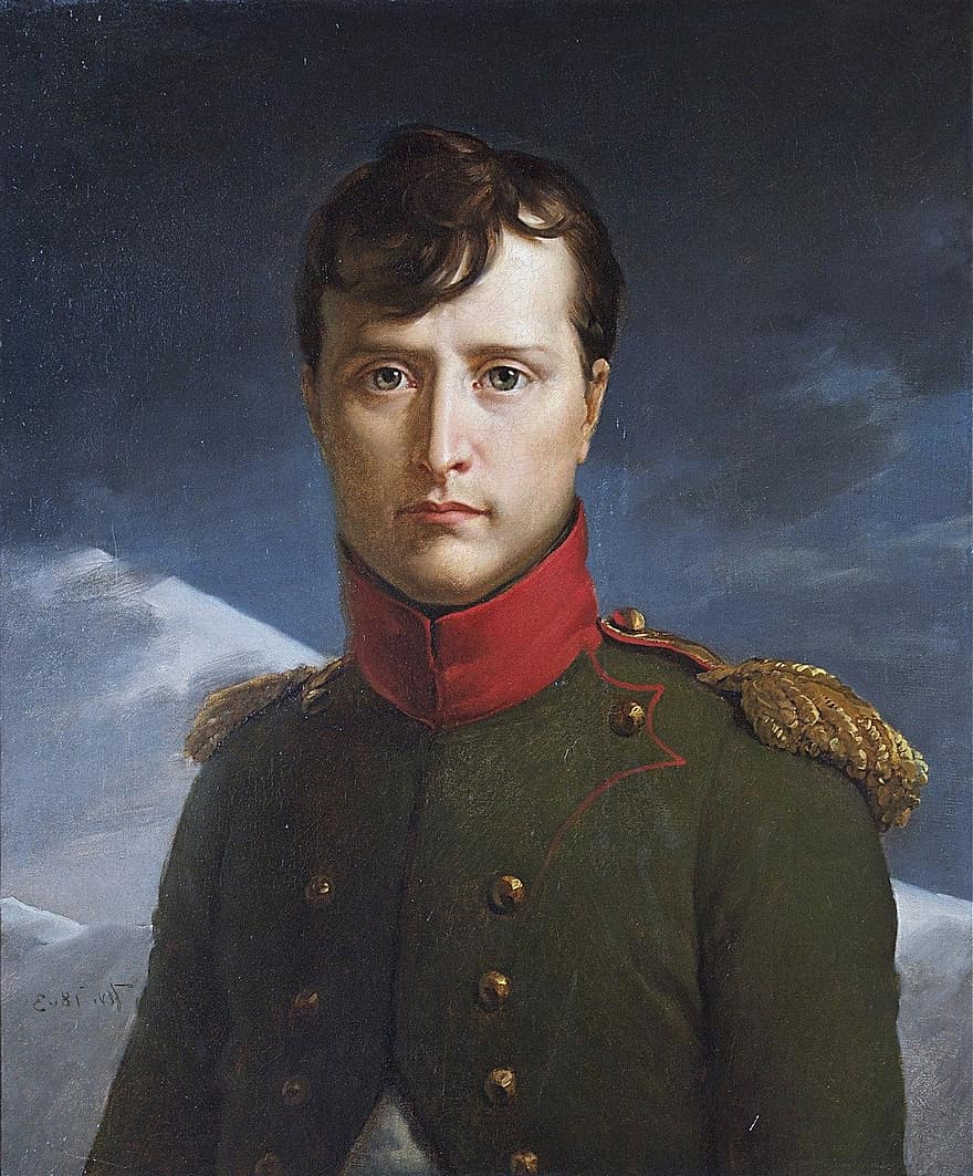 napoleon bonaparte, kejsare, Napoleon I, porträtt, målning
