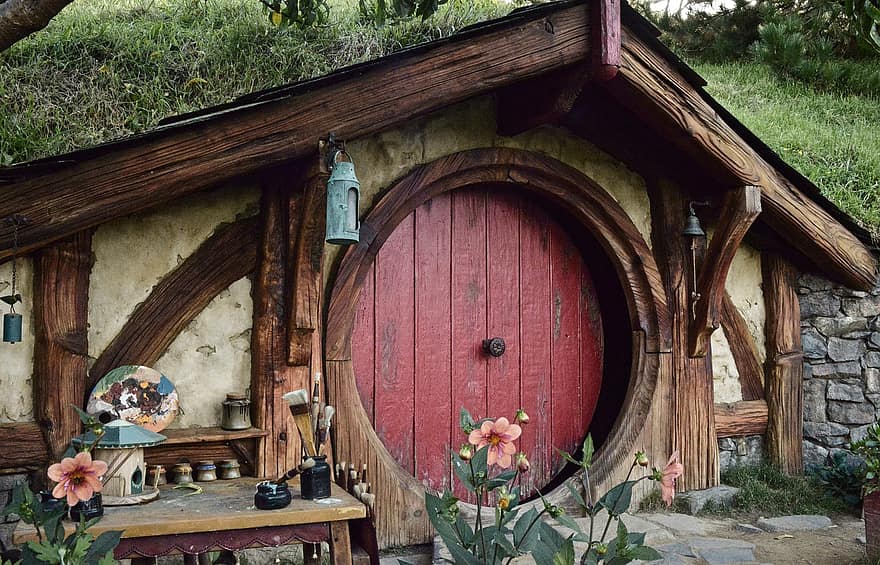 La Terra degli Hobbit, Nuova Zelanda, scenografia, film, pittura, vicino di casa
