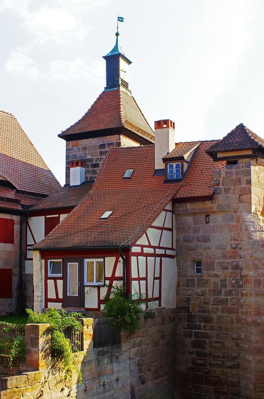 orășel, Cadolzburg, castel, Mittelfranken