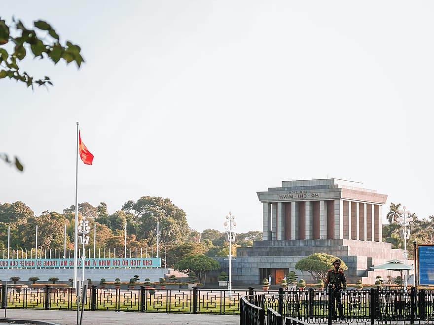 Ho Chi Minh-byen, vietnam, mausoleum, hanoi, monument