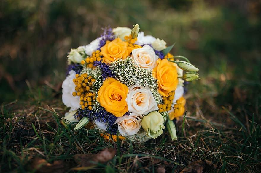 fleurs, bouquet, floral, arrangement floral