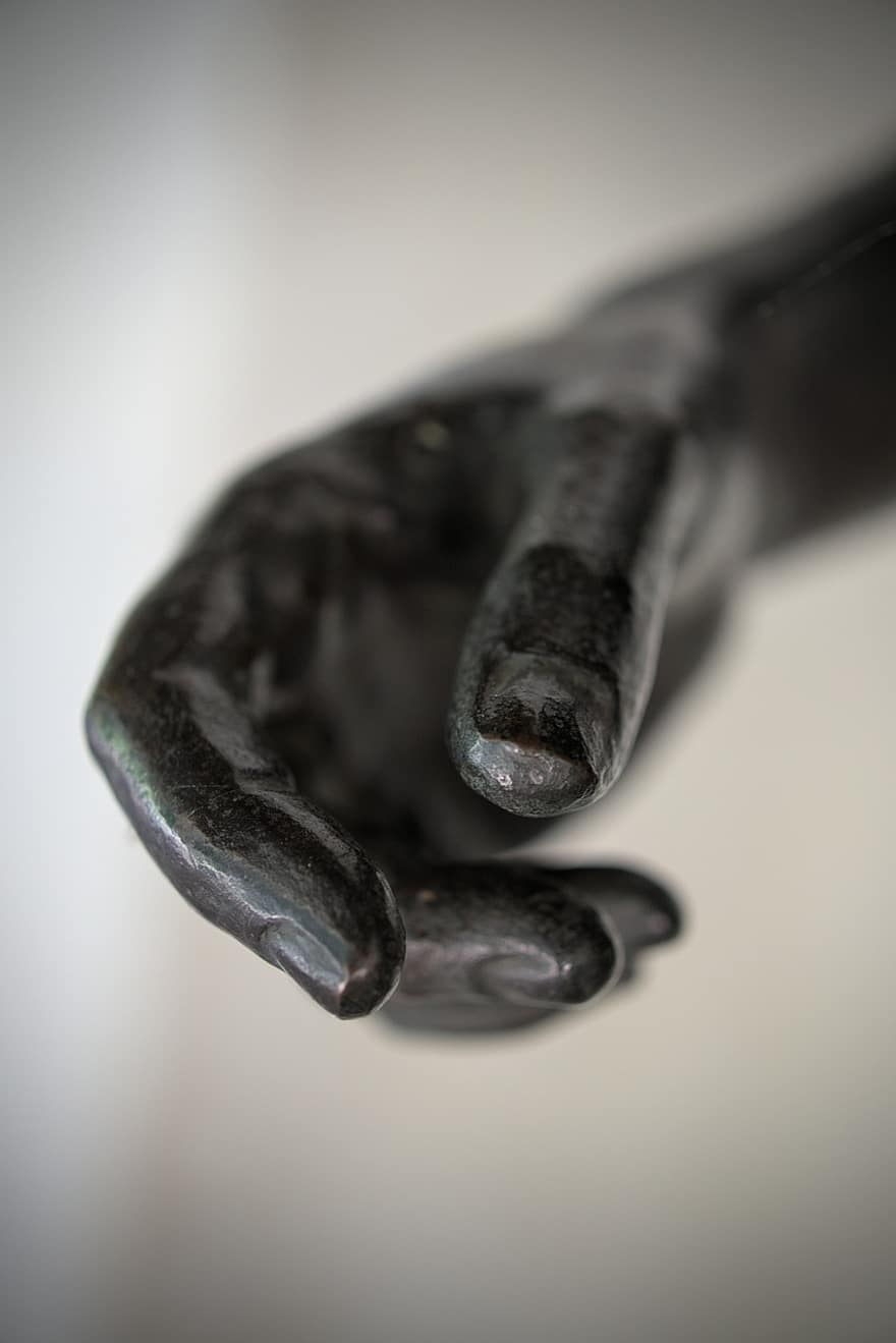 hånd, statue, figur, Kunst