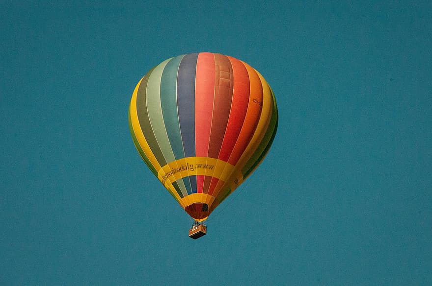 sıcak hava balonu, uçan, manzara, gökyüzü, macera, görünüm, segovia