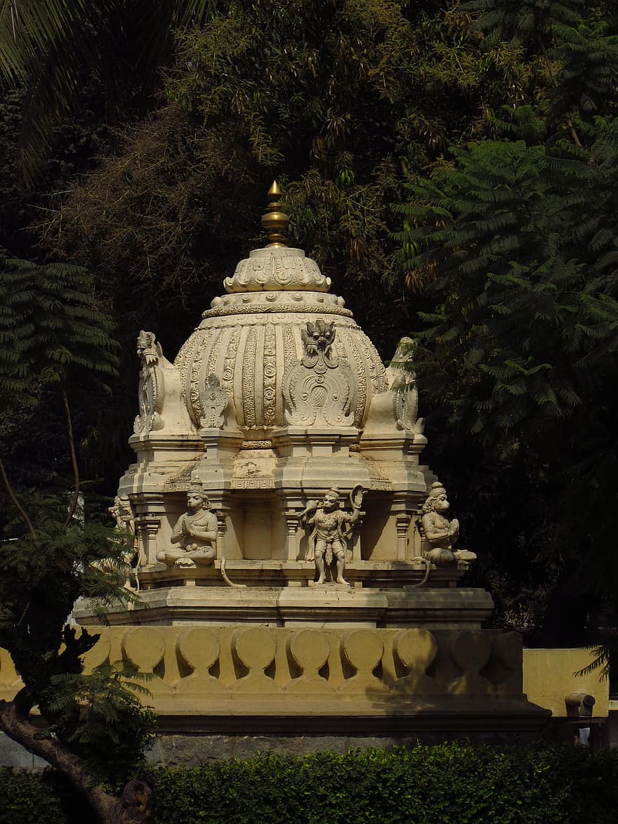 Kuil, kubah, patung, kuil India