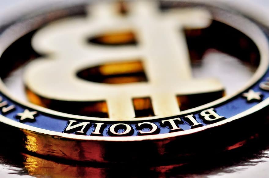 bitcoin, crypto, finansiera, mynt, pengar, valuta, kryptovaluta, blockchain, investering, närbild, bank