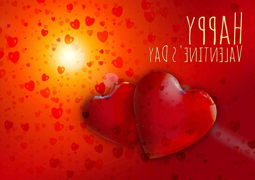 día de San Valentín, amor, la fiesta de la, tarjeta, życzeniowa tarjeta, deseos, la ceremonia, alegría, felicidad