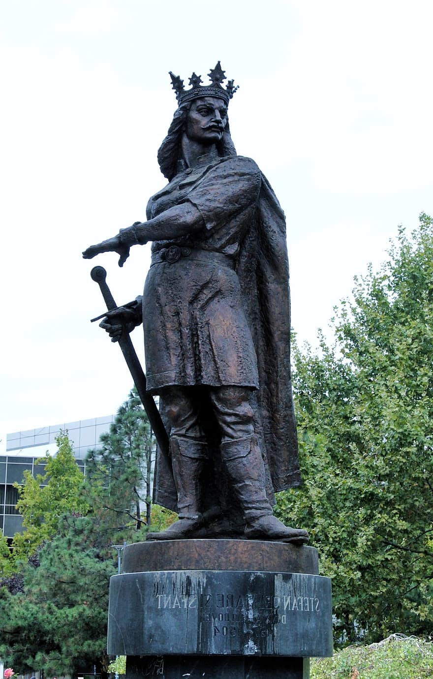 Steponas Didysis, statula, paminklas, valdovas, Steponas II iš Moldovos