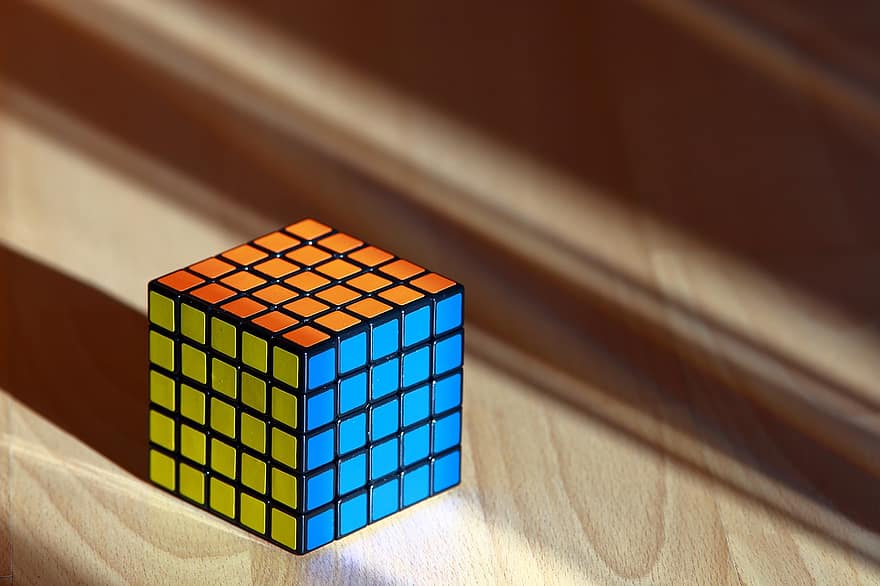 sześcian, Kostka Rubika, puzzle, gra, zabawka, mózg, kolorowy, zabawa, inteligencja, logika, umysł
