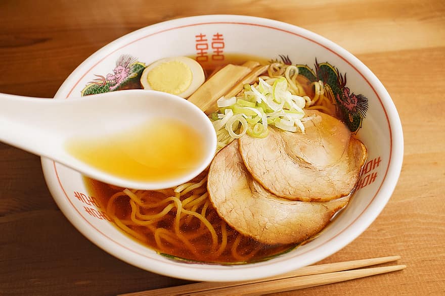라면, 일본 요리, 요리, 식품, 전통적인, 국수