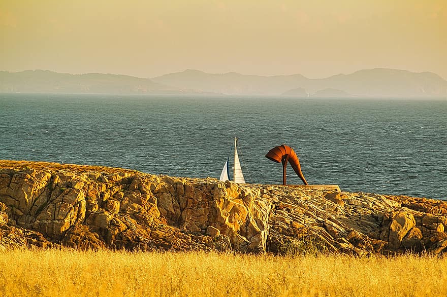 la coruna, Spagna, candela, Galizia, oceano, costa, viaggio, natura, paesaggio, storia, rilassare