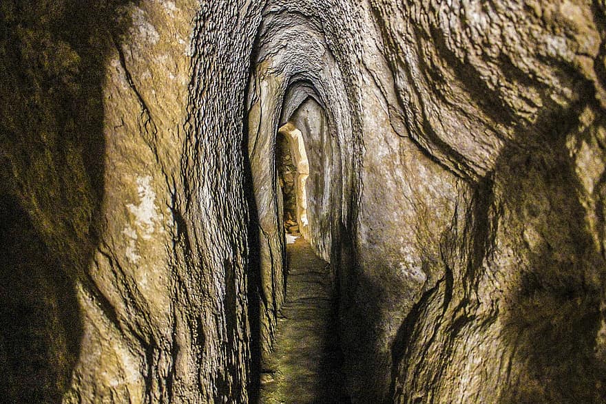 пещера, Роше, пьер, природа, источник, старый, под землей, камень, лес, воды, темно