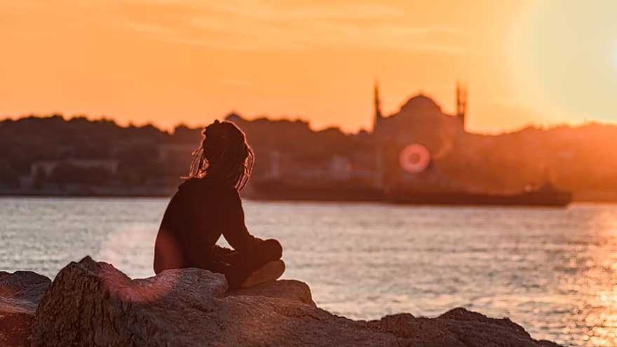 Sunset, Mosque, Motivation, Calm, Istanbul, Turkey, Sky, Islam, Travel, Architecture, Tourism